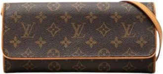Louis Vuitton Borsa a spalla Pre-owned Pochette Twin GM Monogram - - Pre-owned - Donna - Marrone - ONE SIZE