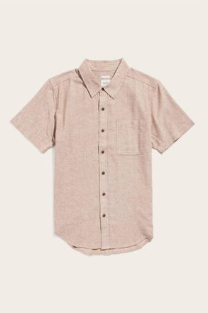 Bridge & Burn Mens Malcolm Shirt In Rust Chambray