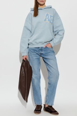 Anine Bing Harvey Sweatshirt, Womens, Blue