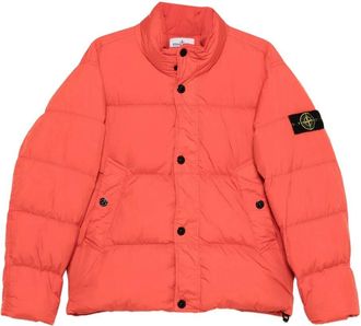 Stone Island Piumino Antivento Effetto Stropicciato In Nylon Riciclato-Uomo