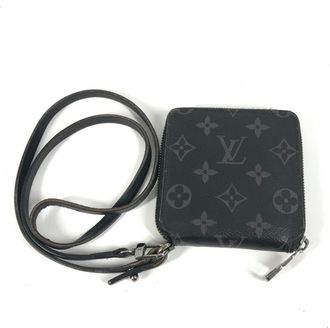 Louis Vuitton Monogram Eclipse Black Monogram Eclipse Wallet (Bi-Fold) (Pre-Owned)