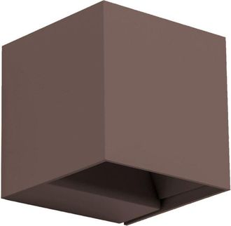 Forlight Forlight - Rex aplique cuadrado con luz blanco cálido 3000K en color marrón