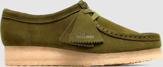 Clarks Mocassins Wallabee Olive Suede