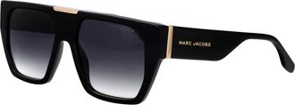 Marc Jacobs Sunglasses, male, Black, Size: 55 MM 877/S Rectangle Sunglasses
