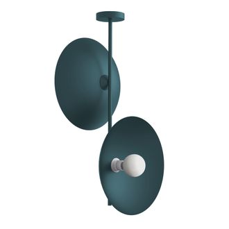 Lumicom Lumicom - Cassini Plaf&oacute;n Monocolor Mat 2 Luces