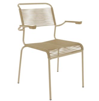 Schubiger M&ouml;bel Spaghetti-Stuhl S&auml;ntis mit Armlehnen