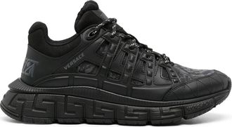 Versace Trigreca Sneakers With Baroque Jacquard Motif