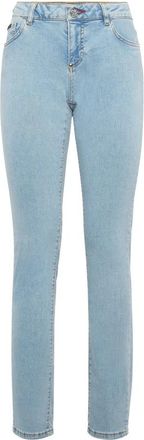 Philipp Plein Denim Broeken Slim Fit - Dames - Slim Fit Jeans - Blauw - W26 - Denim - Jeans