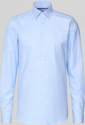 Olymp Level 5 Slim Fit Businesshemd aus Twillgewebe mit extra langem Arm in Bleu, Größe 38L