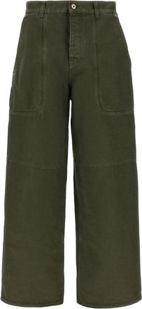 Loewe Cargo Pantaloni Verde-Uomo