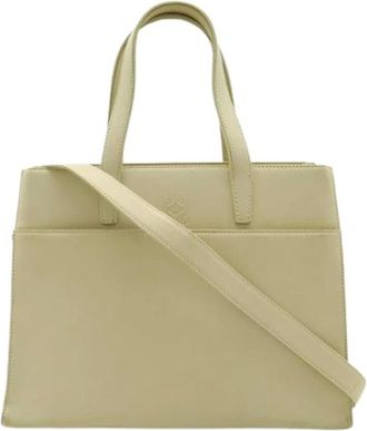 Loewe Pre-owned Tote Bags, female, Beige, Size: ONE SIZE Pre-owned Tote Bag