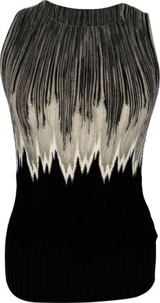 Missoni Printed Sleeveless Blouse in Multicolor Rayon