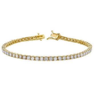 LuvMyJewelry LMJ LoveGrown 10K Yellow Gold Lab Grown Diamond Tennis Bracelets - 5.29 Cts at Nordstrom