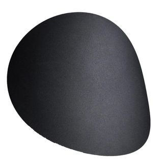 Wonderlamp Aplique de pared de acero negro con 2 luces g9