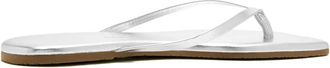 Tkees Lily sandals - women - Leather/Leather/Rubber - 10 - Silver