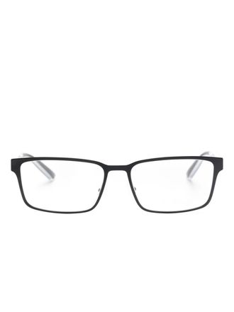 Ferrari rectangle-frame glasses - Black