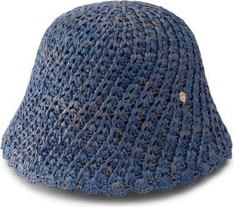 Helen Kaminski Rio Raffia Cloche in Lapis at Nordstrom