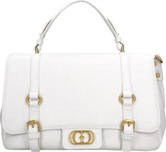 La Carrie Atena Big Leather Bag - Dames - Handtassen - Beige - ONE Size - Leer - Tassen