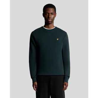 Lyle & Scott Crew Neck Sweater in Dark Green at Nordstrom, Size Xx-Large