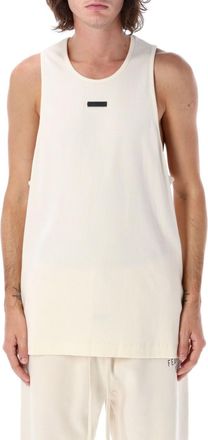 Fear of God White Ribbed Tank Top