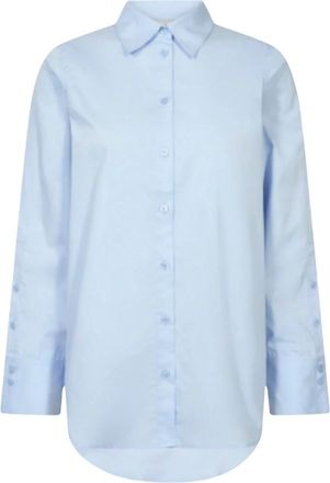 Mos Mosh Shirt - Dames - Overhemden - Blauw - M - Overhemden