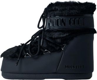 Moon Boot Icon Low Nylon Boots - female - Moon Boot - Winter Boots - Black - 3 UK - Shoes