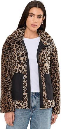 Levi's Sherpa Teddy Jacket Womens Jacket Leopard : MD, Polyester