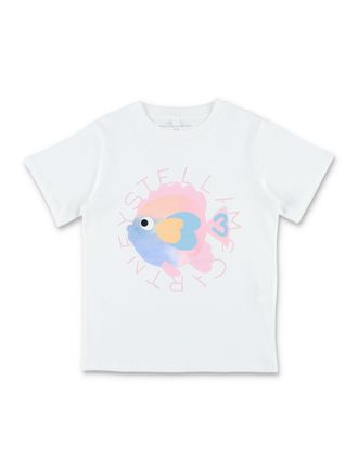 Stella McCartney Stella McCartney Kinder T-Shirts und Polos Wei&szlig;
