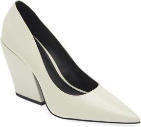 Rebecca Minkoff West Pointed Toe Pump in White at Nordstrom Rack, Size 9 M