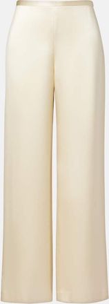 The Row Pantaloni regular in raso di seta