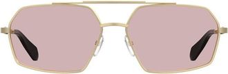 Moschino MOS210/S 000/Q4 Mens Sunglasses Gold Size 60