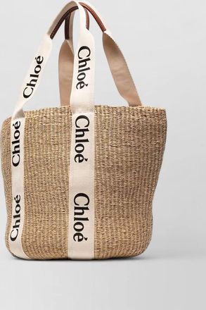 Chlo&eacute; woody medium tote bag dual handles