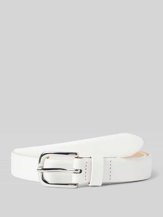 Weinmann Weinmann Ledergürtel mit Dornschließe Modell Sauvage in Weiss, Größe 100