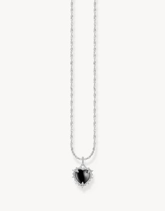 Thomas Sabo Heart Romance - Collana in argento sterling 925 con ciondolo a forma di cuore