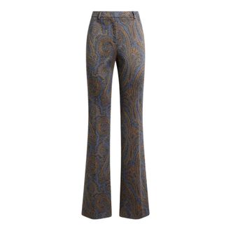 Etro Broek - Dames - Wijde Broeken - Veelkleurig - S - Broeken