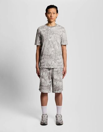 Lyle & Scott Lyle And Scott Mens Industrial Graphic Sweat Shorts - Size: 33/32/32