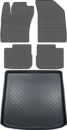 OEM Fiat Tipo Kombi Desde 02.2017 Set - Alfombrillas De Goma Para Coche + Alfombrilla Para Maletero