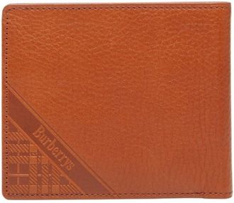 Burberry Brown Leather Wallet (Bi-Fold) (Pre-Owned)