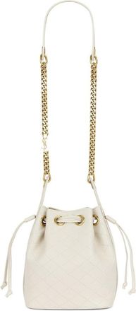 Saint Laurent Cassandre Lambskin Bucket Bag