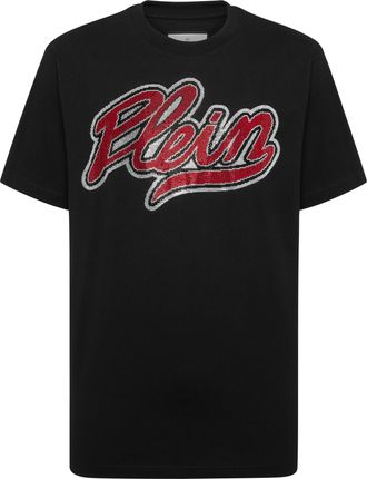 Philipp Plein Round Neck T-Shirt Strass Signature