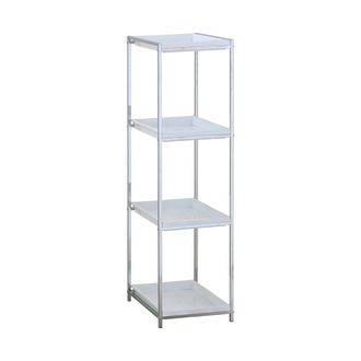 tomasucci Vigio Big Shelf, white/chrome