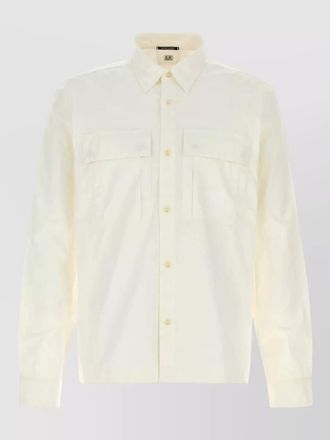C.P. Company poplin shirt chest pockets long sleeves
