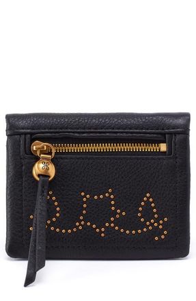 Hobo Lumen Leather Mini Wallet in Black at Nordstrom