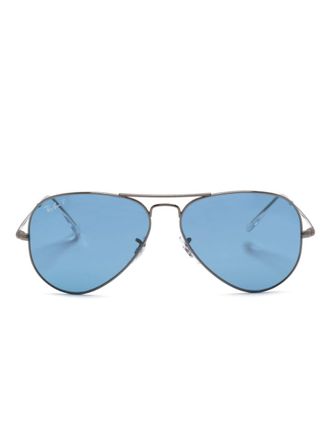 Ray-Ban Occhiali da sole Metal II con montatura stile pilota - Argento