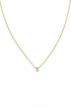 Panacea Bubble Initial Necklace in Gold-S at Nordstrom Rack