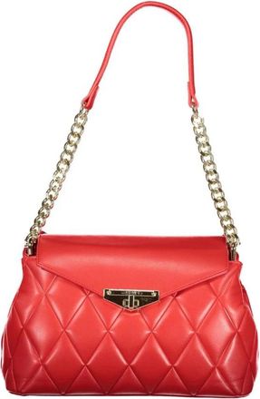 Valentino Polyethyleen Handtas met Strak Design - Dames - Schoudertassen - Rood - ONE Size - Tassen