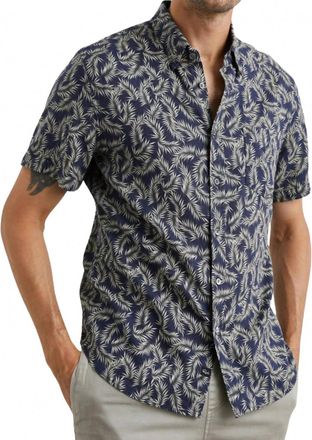 Rails Carson Shirt In Palm Americano Navy