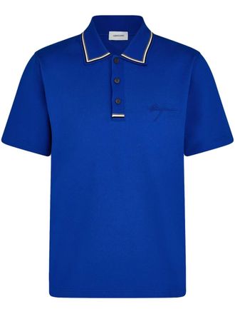 Ferragamo Signature polo shirt - Blue