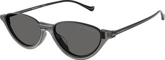 Emporio Armani EA4288U 650187 Womens Sunglasses Black Size 54