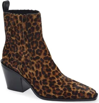 Rag & Bone Newbury Chelsea Boot in Leopard Calf Hair at Nordstrom, Size 37.5